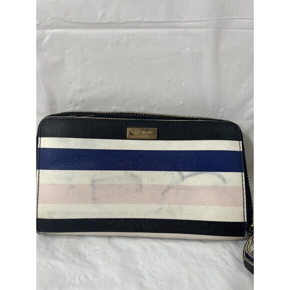 Kate Spade Striped Wallet - Picture 2 of 15